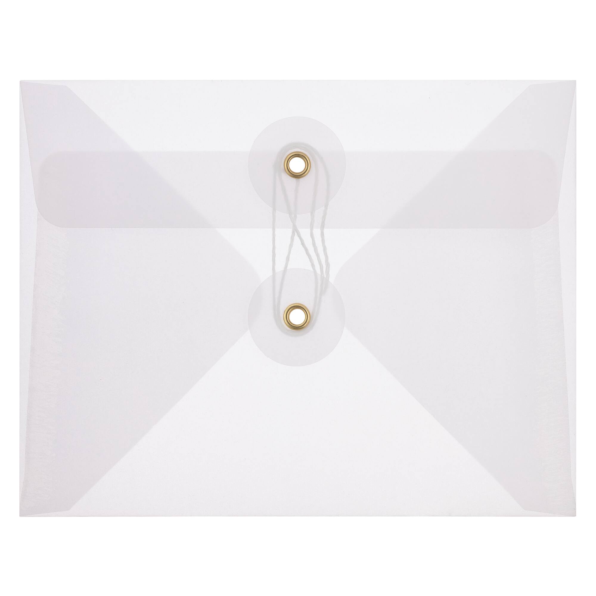 A2 White String & Button Closure Vellum Envelopes by Recollections™, 10ct.